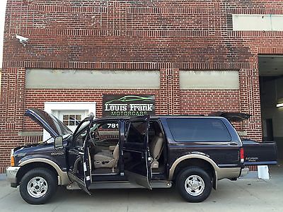Ford : Excursion Limited 7.3L Turbo Diesel 7.3 turbo diesel limited dealer serviced banks exhaust rare colors clean