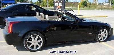 Cadillac : XLR Leather Black, Shale (light) leather, Dealer Serviced w/ receipts, Northstar engine
