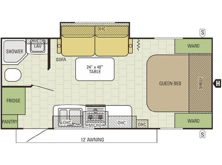 2015 Starcraft Rvs Launch Ultra Lite 21FBS