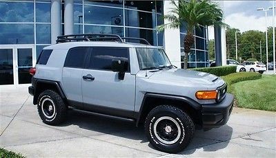 Toyota : FJ Cruiser Base Sport Utility 4-Door 2013 toyota fj crusier cement gray painted top extrmely nice clean carfax
