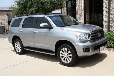 Toyota : Sequoia Limited 4WD Silver Sky Metallic 4WD Navigation Camera Moonroof Impeccable Service Records!!