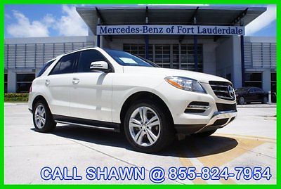 Mercedes-Benz : M-Class CPO UNLIMITED MILE WARRANTY, 2.99% FOR 72 MONTHS!! 2013 mercedes benz ml 350 white brown panoroof hitch blindspot cpo warranty 2.99