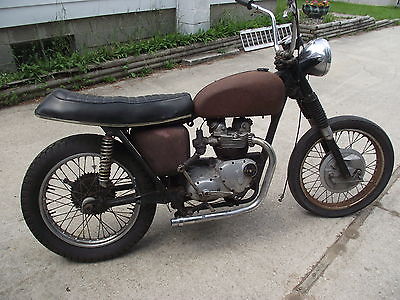 Triumph : Other T100R triumph #s matching motor & frame barn find