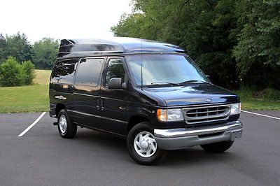 Ford : E-Series Van Gray 2001 ford e 350 wheelchair handicap van power braun lift privately owned