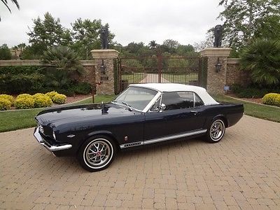Ford : Mustang GT 1966 ford mustang gt manual trans convertible real gt records very clean