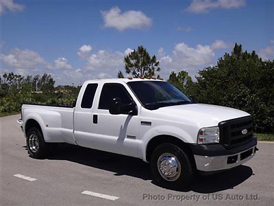 Ford : F-350 2006 ford f 350 xl one owner clean carfax 6.0 turbo diesel 5 th wheel hook up dual