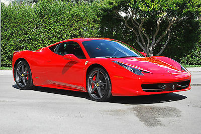 Ferrari : 458 Italia 2015 ferrari 458 italia coupe one owner full warranty and maintenance scuderia