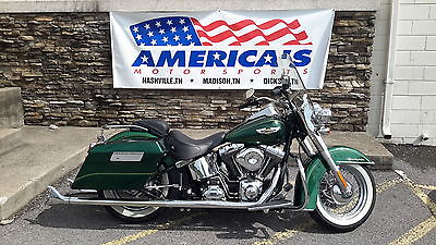 Harley-Davidson : Softail 2013 harley davidson softail deluxe flstn candy paint with matching hard bags