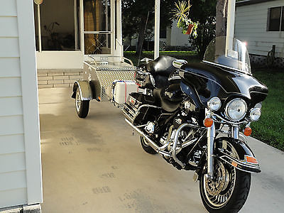 Harley-Davidson : Touring 2009 h d el gl ultra glide harley davidson with aluminum travel trailer