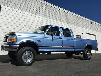 Ford : F-350 XLT **LOW MILES** MUST SEE 1997 FORD F350 CREW XLT 4X4 7.3 POWERSTROKE TURBO DIESEL
