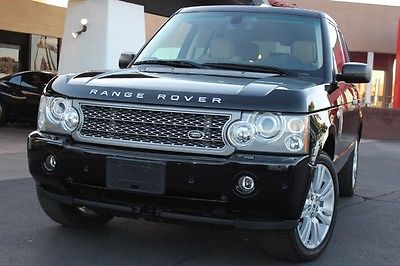 Land Rover : Range Rover SC 2009 range rover luxury supercharged full size loaded blk beige clean carfax