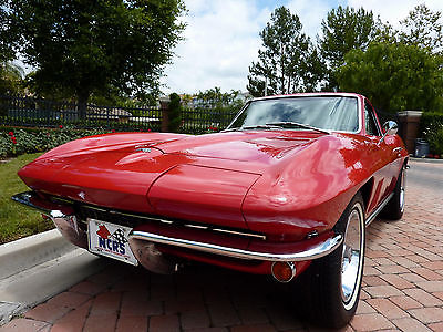 Chevrolet : Corvette COUPE PRISTINE CALIFORNIA  1967 RALLY RED #S MATCHING CORVETTE COUPE