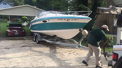 23 foot Wellcraft Eclipse 233 boat good condition with cuddy trailer included