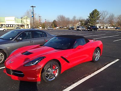 Chevrolet : Corvette 2LT 2015 corvette c 7 convertible navi data recorder auto chrome wheels 2 lt red cal