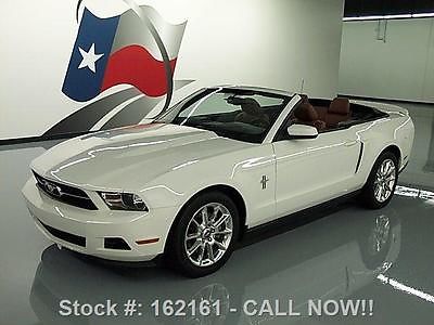 Ford : Mustang PREM CONVERTIBLE V6 PONYLEATHER 2011 ford mustang prem convertible v 6 ponyleather 38 k 162161 texas direct auto