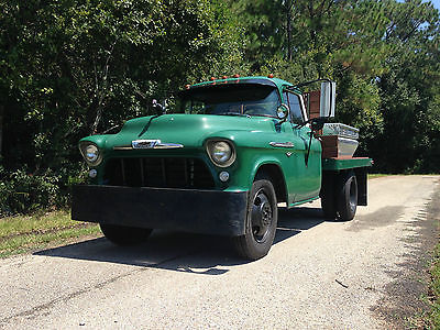 Chevrolet : Other Pickups What? 1956 chvrolet 1 ton dually flat bed