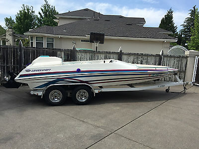 96 Lavey Craft  Mod V Tunnel Hull Open Bow 600 HP Fast Family Boat New Motor