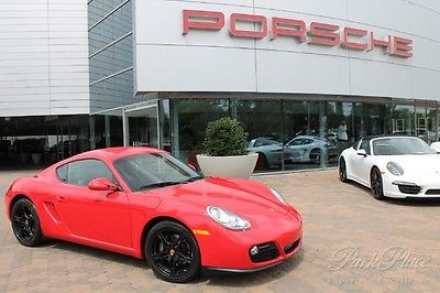 Porsche : Cayman Base Hatchback 2-Door 2009 cpo certified manual stick bose 987 coupe red black