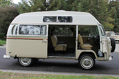 Volkswagen : Bus/Vanagon Contempo Special Model 1971 vw bus with contempo top nevada california van rust free