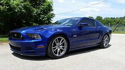 Ford : Mustang GT Coupe 2-Door 2014 mustang gt 5.0 deep impact blue brembo 5200 miles full factory warranty