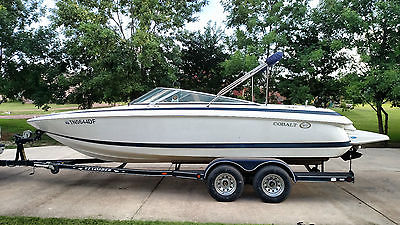 2001 Cobalt 226 only 217 hour w/5.7L Mercruiser, swim platform and trailer