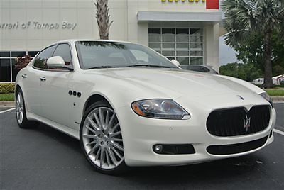 Maserati : Quattroporte 4dr Sedan S Bianco on Cuoio Quattroporte meticulously maintained and ready for you to enjoy