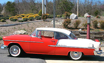Chevrolet : Bel Air/150/210 150/210 1955 cevrolet bel air continental kit gypsy red shoreline beige 265 ci v 8