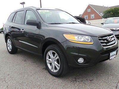 Hyundai : Santa Fe Limited power auto leather awd roof 4wd xm infinity bluetooth alarm cd black