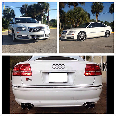 Audi : S8 Bang & Olufsen. Rare. Clean.  Ibis White. Bang & Olufsen. Milltek Exhaust. Must drive. Great Condition