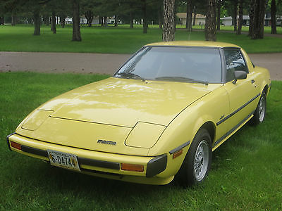 Mazda : RX-7 GS 1979 mazda rx 7 gs yellow 5 speed manual transmission original interior