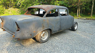 Chevrolet : Bel Air/150/210 1956 chevy delray project car 2 dr sedan gasser clear title posi rear rare