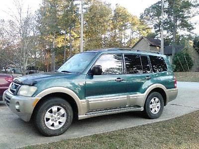 Mitsubishi : Montero XLS 2003 mitsubishi montero xls seats 7 roof rack spare tire rack running boards