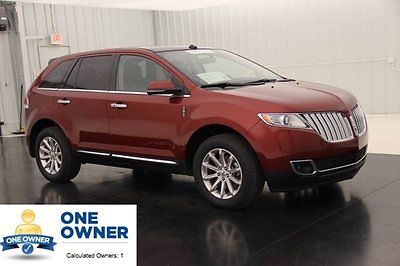 Lincoln : MKX Navigation Panoramic Roof Leather Remote Start Elite Certified 3.7 V6 Nav Sunroof BLIS Rear Camera Intelligent Access Sync