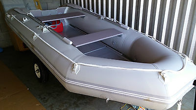 10.5 Foot New Inflatable Boat with Four Stroke 15HP Suzuki Outboard