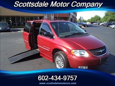 Chrysler : Town & Country Wheelchair 2003 chrysler town country limited wheelchair handicap mobility rampvan one ow
