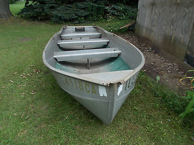 15'  SEARS ALUMINUM BOAT -SOLD AS SHOWN