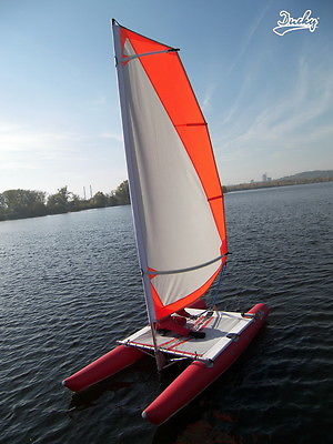 Ducky 13 inflatable foldable sailing catamaran