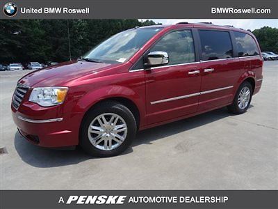 Chrysler : Town & Country 4dr Wagon Limited 4 dr wagon limited van automatic gasoline 4.0 l v 6 cyl red