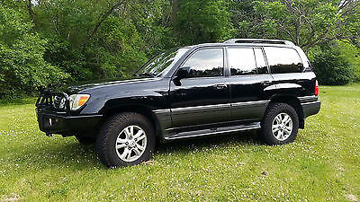 Lexus : LX Leather and wood trim 2003 lexus lx 470 black with grey 66000 miles just serviced w records arb bar