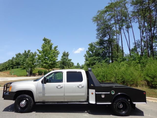 GMC : Sierra 3500 4X4 Crew Cab 2008 gmc sierra 3500 4 wd 4 dr duramax diesel flatbed dually