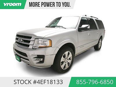 Ford : Expedition Platinum Certified 2015 17K MILES 1 OWNER 2015 ford expedition el platinum 17 k mile nav sunroof 1 owner clean carfax vroom