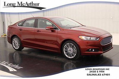 Ford : Fusion SE Certified Navigation Sunroof 1 Owner Ecoboost Certified Turbo 1.5 I4 Nav Moonroof Heated Leather Sync Satellite Radio