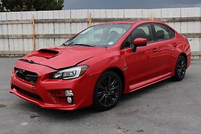 Subaru : WRX Limited 2015 subaru wrx limited repairable save salvage wrecked damaged fixable project