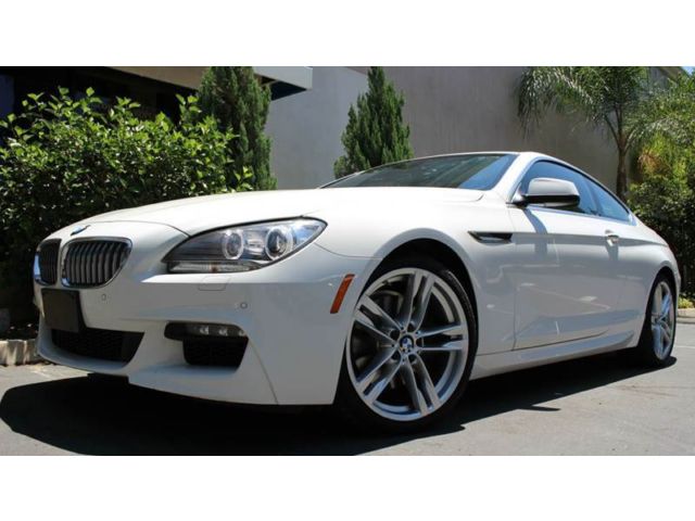 BMW : 6-Series 2dr Cpe 650i BEAUTIFUL WHITE ON BLACK 650I V8 COUPE WITH AN M SPORT PKG