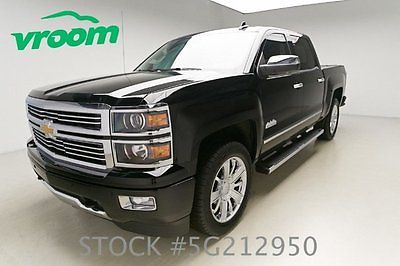 Chevrolet : Silverado 1500 High Country Certified 2015 962 LOW MILES 1 OWNER 2015 chevy silverado 1500 4 x 4 high country 962 mile nav 1 owner cln carfax vroom