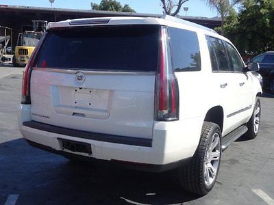 Cadillac : Escalade Luxury 2015 cadillac escalade luxury repairable salvage wrecked damaged fixable save