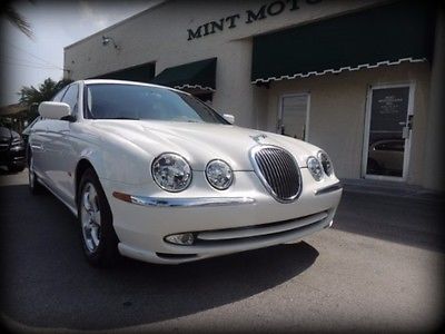 Jaguar : S-Type 3.0 FLORIDA, WHITE/TAN, NEW JAGUAR TRADE - ELEGANT AND SOPHISTICATED AS THEY COME!