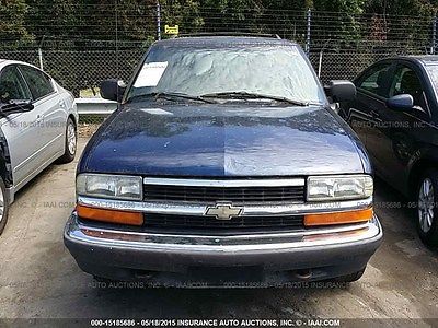 Chevrolet : Blazer 1999 chevy blazer used 4.3 l v 6 12 v automatic 4 wd suv s 10 4 x 4 blue gray