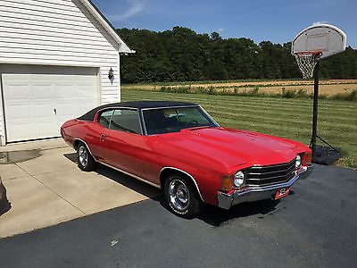 Chevrolet : Chevelle All numbers matching 1972 chevrolet chevelle numbers matching