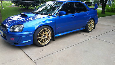 Subaru : WRX Sedan 2005 subaru wrx sti world rally blue
